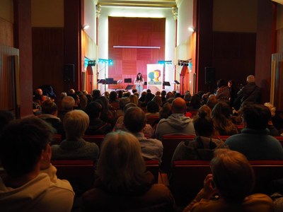 Acte institucional del 8-M a la Sala de la Immaculada de la Seu d'Urgell