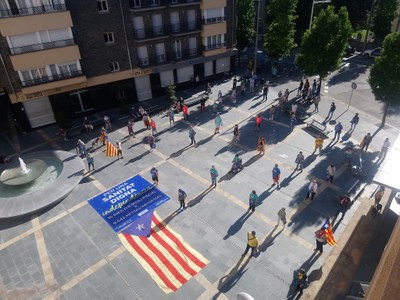 Concentració de la Diada 2020 a la Seu d'Urgell