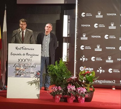 Albert Batalla i Raimon Monterde presenten a Madrid els Mundials 2019 d'Aigües Braves