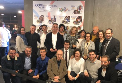 Representants de la Seu d'Urgell a la Gala del Piragüisme de l'RFEDI