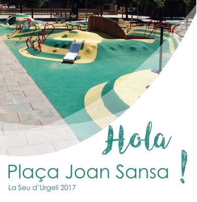Inauguració de la urbanització de la plaça Joan Sansa