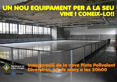 Inauguració Pista polivalent - Cartell