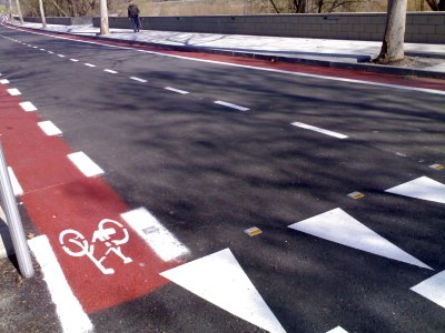 Carril bici a la Seu