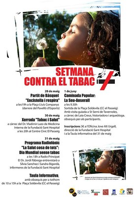 Setmana contra el tabac - Cartell