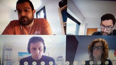 Reunió telemàtica (Foto: Gencat)