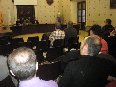 Reunió entre els constructors i l'Ajuntament de la Seu