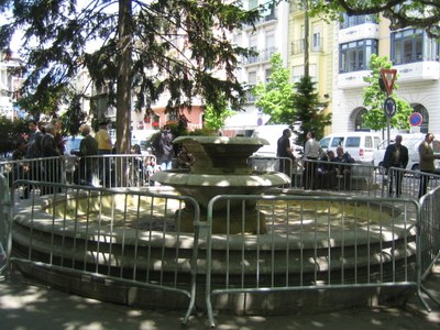 La font del Passeig, sense aigua