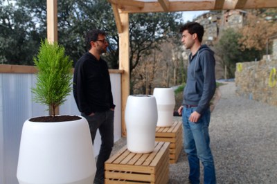 Els germans Moliné, responsables del projecte Bioincube (Foto d'arxiu)