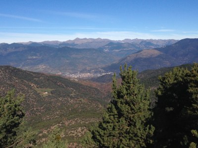 L'Alt Urgell des del coll de la Trava (Foto: Ignasi Cervera)