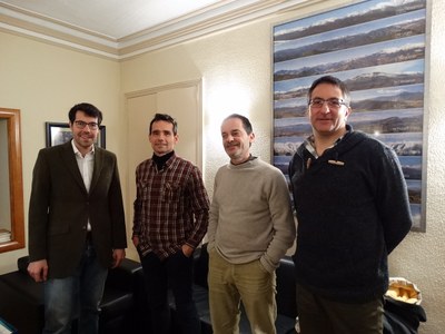 Presentació a l'Ajuntament de la Seu de les etapes de la marxa cicloturista (Foto: Ajuntament de la Seu)