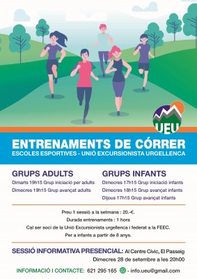 Entrenaments de córrer organitzats per la UEU