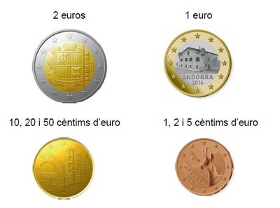 Euros andorrans - Disseny definitiu