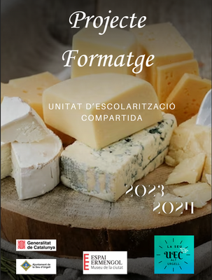 Portada de la publicació 'Projecte Formatge', elaborada per alumnes de la UEC de la Seu