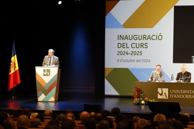 Inauguració del curs 2024-2025 a la Universitat d'Andorra (Foto: Universitat d'Andorra)