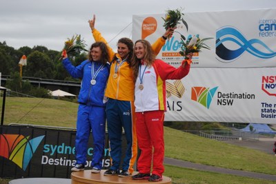 Núria Vilarrubla - Podi Campionat del Món Austràlia 2014