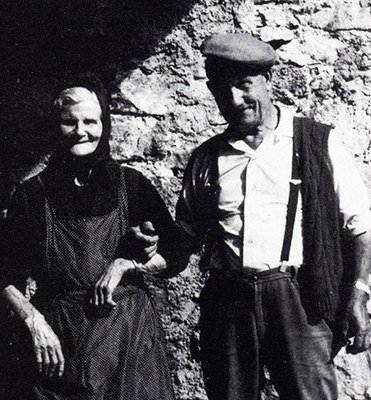 Sofia Montané i el seu marit, Miquel Borrell, l’any 1989