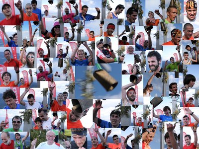 Mosaic amb els participants de la Vertical Quiri