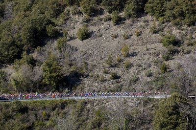 La Volta a Catalunya, al pas per la carretera de Toses (Foto: Volta a Catalunya)
