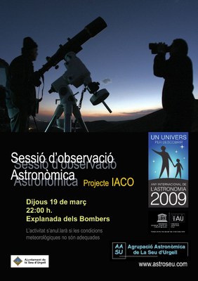 AASU - Sessió d'observació astronòmica