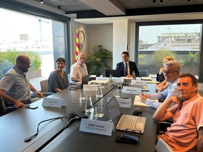 Sessió del Consell d'Administració de l'ACA (Foto: Generalitat)