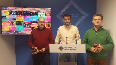 Presentació de l'Agenda Cultural de la Seu (Foto: Ajuntament de la Seu)