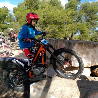 Laia Pi, campiona de Catalunya infantil de trial