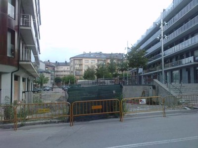 Plaça d'Europa - Obres