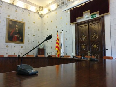 Sala de plens de l'Ajuntament de la Seu
