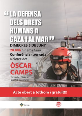 Xerrada d'Open Arms a la Seu d'Urgell