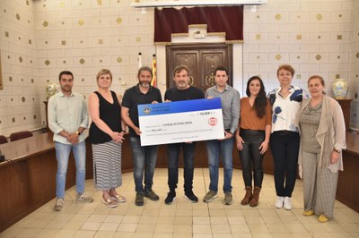 Lliurament de 10.000 euros a Open Arms per part de l'Ajuntament de la Seu d'Urgell