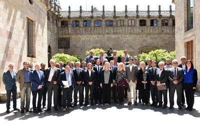 Constitució de la Taula de treball de la candidatura dels JJOO d'hivern Barcelona-Pirineus 2026 (Foto: Ajuntament de la Seu)