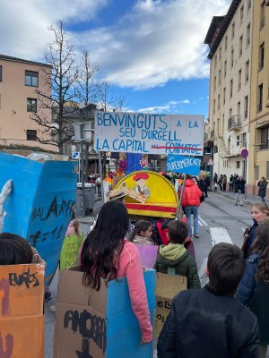 Participació del Cau de la Seu a la rua de Carnaval