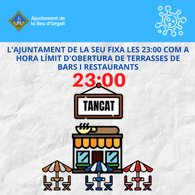 Limitació d'horari per a les terrasses