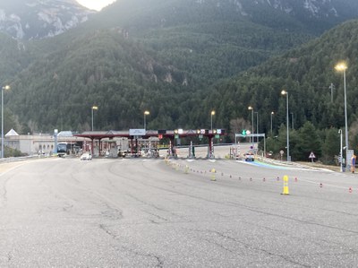 Àrea de peatge del túnel del Cadí (Foto: RàdioSeu)