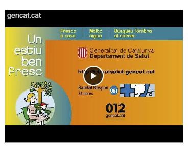 Onada de calor - Recomanacions cop de calor