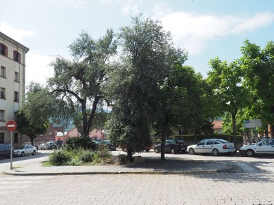 Ubicació de la nova rotonda de la plaça de les Moreres