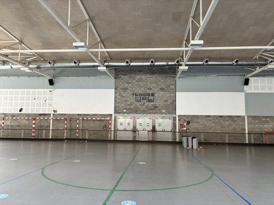Nou equip de megafonia a la Pista Polivalent de la zona esportiva de la Seu d'Urgell (Foto: Ajuntament de la Seu d'Urgell)