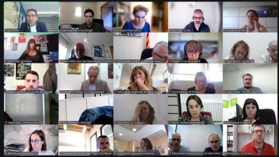 Assemblea telemàtica de l'XMESS, en què s'ha acordat la incorporació de l'Ajuntament de la Seu d'Urgell