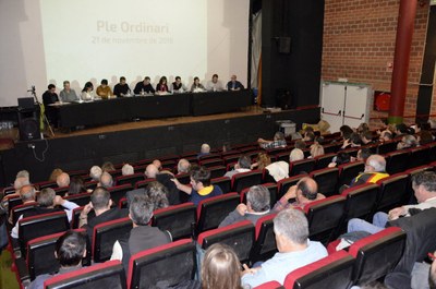 Ple municipal de l'Ajuntament de Sort (Foto: ACN)
