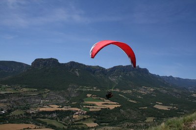 Parapent a Organyà