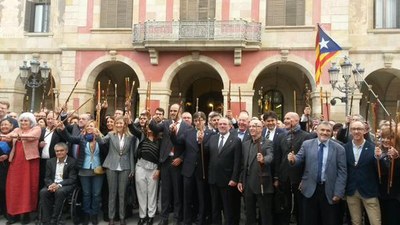 Suport dels alcaldes al president Mas per la imputació del 9-N