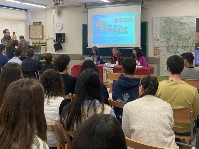 Imatge de la jornada d'InvesJove a Vielha, el passat 21 de març. 