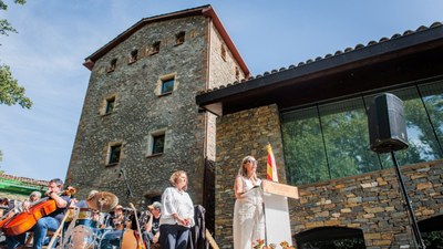 Commemoració de la Diada de Catalunya a l'Alt Pirineu i Aran (Foto: Delegació Govern a l'Alt Pirineu i Aran)