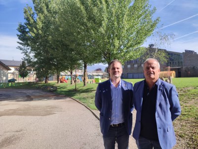 Ricard Pérez i Ramon Jordana presenten a Alp el curs escolar 2022-2023 a l'Alt Pirineu i Aran