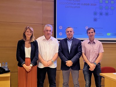 Presentació de la Memòria Econòmica 2021 de la demarcació de Lleida (Foto: Cambra de Comerç de Lleida)