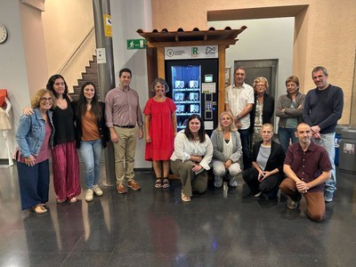 Estrena de la primera màquina de 'rexcatering' de l'Alt Urgell, al vestíbul del Centre Cultural Les Monges