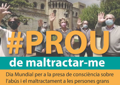 Cartell d'activitats amb motiu del Dia Mundial de la Presa de Consciència sobre l'Abús i el Maltractament a les Persones Grans