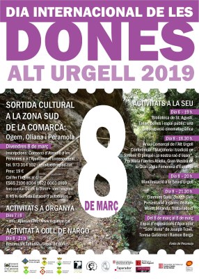 Cartell de les activitats del 8-M
