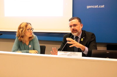 Josep Maria Tost presenta les dades de recollida selectiva 2018 a Ponent i l'Alt Pirineu (Foto: ACN)