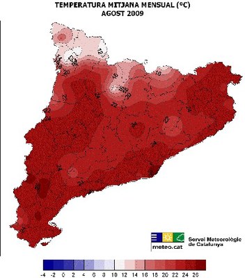 Temperatures - Agost 09